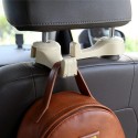 Car Seat Back Headrest Phone Holder ABS Storage Hanger Hook Bag Cloth Holder Organizer Universal