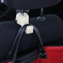 Car Seat Back Headrest Phone Holder ABS Storage Hanger Hook Bag Cloth Holder Organizer Universal