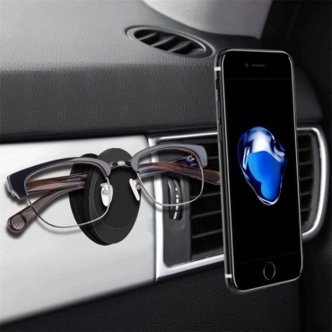 Car Sunglasses Holder Clip Magnetic Car Phone Holder Bracket Car Kitchen Home Use