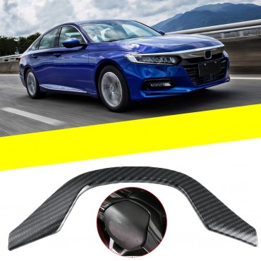 Carbon Fiber Interior Moulding Steering Wheel Frame Covers Trim For Honda Accord 2018 2019