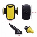 Multifunctional Car Air Outlet Suction Phone Holder 360 Degree Rotation for 3 to 6I nch Phones Avigraph