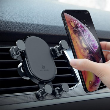 Car Phone Holder Air Vent Mount Gravity Auto Lock 360° Rotation for iPhone XS Max / Xiaomi