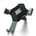 Diamond Pattern Gravity Car Phone Holder Black or Grey