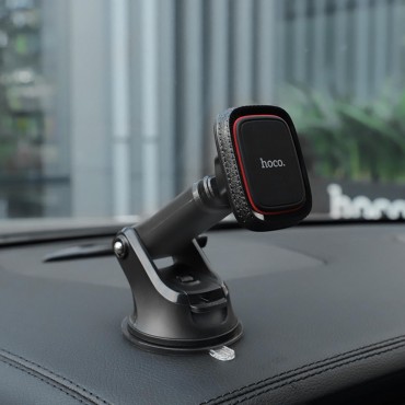 Magnetic Car Center Console Phone Holder Retractable Dashboard Bracket for iPhone XS