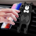 X8 Car QI Air Vent Wireless Phone Charger Holder Silicon Gel Mount for iPhone XS