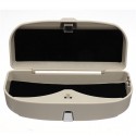 Muiti-functional ABS Magnetic Car Sunshade Board Sunglasses Case Visor Glasses Box Card Slot