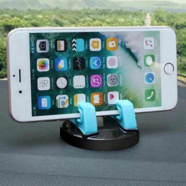 Multifunctional Car Dashboard Phone Holder 360° Rotatable Glasses Mount Stand for iPhone X