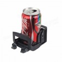 Multifunctional Car Outlet Drink Beverage Holder Cup Phone Stand Sliver Black for 57-72mm