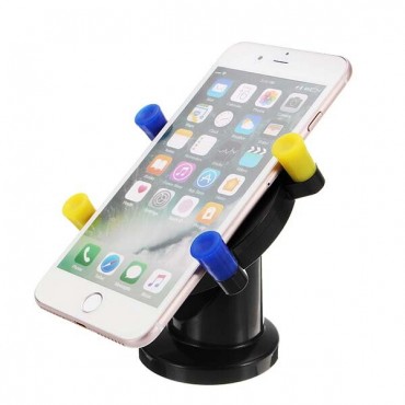 Multifunctional Car Phone Holder Mounted Stand Support Rotation Lock Clip