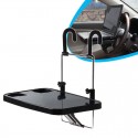 Car Seat Steering Wheel Foldable Laptop Stand Multifunctional Food Drink Table Holder