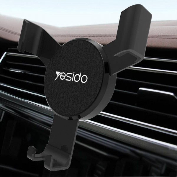 Gravity Sensor Car Air Vent Phone Holder Aluminum Alloy Mount Stand for iPhone XS for