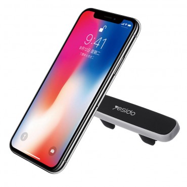 Strip Shape Car Air Vent Magnetic Phone Holder Silica Gel Bracket Stand for iPhone X XS XR