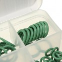 105 Pcs 8 Size HNBR Green Car Air Condition O Rings Seal Seal Ring Gaskets Repair Tool Kit Box