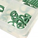 105 Pcs 8 Size HNBR Green Car Air Condition O Rings Seal Seal Ring Gaskets Repair Tool Kit Box