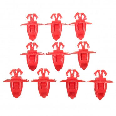 10Pcs Car Wheel Flare Push-Type Bumper F ender Moulding Retainer Clips For Toyota