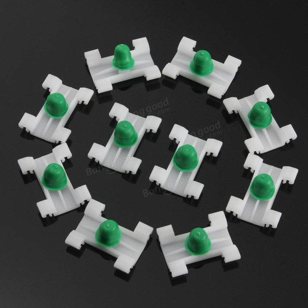 10pcs Vauxhall Plastic Clips- Side Moulding Bump Strip Door Trim Moulding Clip