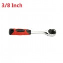 1/4 3/8 1/2 Inch S M L Size Dual Way Gear Ratchet Handle Socket Wrench Repair Tool