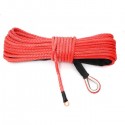 15m 7000LB Synthetic Fiber Winch Rope Tow Cable for ATV SUV Off Road