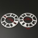 2pcs Universal 10MM Alloy Aluminum Wheel Spacers Shims Plate 4 / 5 Stud Fit