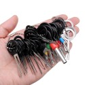 41PCS Car Plug Circuit Board Wire Harness Terminal Extraction Pick Connector Crimp Pin Back Needle Removal Tool
