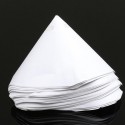 50pcs 190 Mesh Paper Paint Strainer Nylon Full Flow Conical Cone Filter Funnel