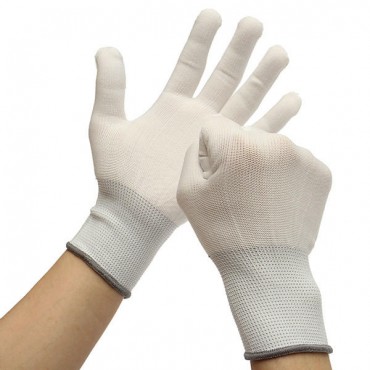 6Pairs Cotton Wrapping Gloves Dedicate Tool For Car Vinyl Sticker Window Film