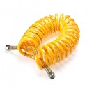 7.5m PU Trailer Tube Brake Coiled Hose Dual Spring Air Pipe Helix Trachea Tube for Heavy Truck