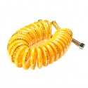 7.5m PU Trailer Tube Brake Coiled Hose Dual Spring Air Pipe Helix Trachea Tube for Heavy Truck