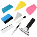 8 in 1 Car Window Tint Tools Kit for Vinyl Film Tinting Scrapers Multicolor