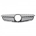 Front Racing Mesh Grille For Mercedes Benz 2008-2011 C63AMG W204 Sedan