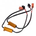 H7 50W 60R LED Decode Error Canceller Car Fog Light Singal Load Resistor Canbus