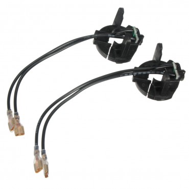 H7 HID Xenon Bulb Headlight Holder Adaptor Conversion Kit For VW Golf MK6 MK7