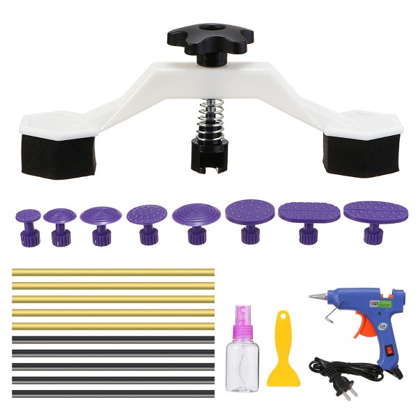 PDR Paintless Dent Repair Puller Bridge Tool Car Body Damage Removal Tool Kit