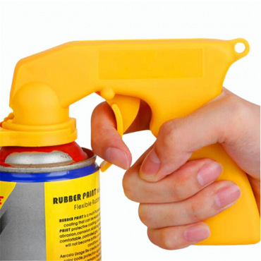 Spray Adaptor Paint Care Aerosol Spray Gun Handle with Full Grip Trigger Locking Collar Tools Kit