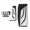 3Pcs Stainless Steel Car Interior Brake Accelerator Pedal Cover Trim Pad for BMW Series