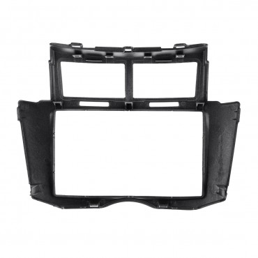 Car Stereo Panel Frame Facia Trim Double-DIN Car For Toyota Yaris Vitz Platz 2005-2011