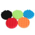 12PCS 3/4/5/6/7 Inch Car Polishing Sponge Pads Kit Polisher Waxing Wollen Buffer Wave Plat Plate Dish Remove Scratches