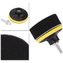 12PCS 3/4/5/6/7 Inch Car Polishing Sponge Pads Kit Polisher Waxing Wollen Buffer Wave Plat Plate Dish Remove Scratches