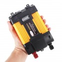 1250W Peak Power Inverter 12V-220V/110V Modified Sine Wave Car Converter with LED Screen Dual USB 8 Safety Protection