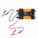 1250W Peak Power Inverter 12V-220V/110V Modified Sine Wave Car Converter with LED Screen Dual USB 8 Safety Protection