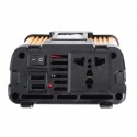 1250W Peak Power Inverter 12V-220V/110V Modified Sine Wave Car Converter with LED Screen Dual USB 8 Safety Protection