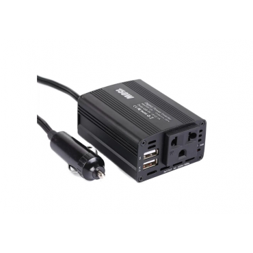 150w Car Inverter Power Charger Dual Usb Car Voltage Converter