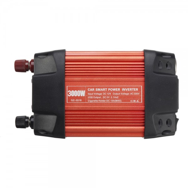 3000W Peak Car Power Inverter DC 12V to AC 220V Modified Sine Wave Converter for Car Home