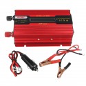 350W/650W/850W Red Solar Power Inverter DC12V To AC220V Modified Sine Wave Converter with LCD Screen for Car Home