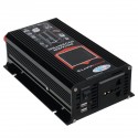 500W Car Power Inverter DC 12V To AC 110V/220V With Dual USB LCD Display Adapter