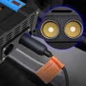 750W Peak Car Power Inverter DC 12V To 220V 110V AC 3.6A Four USB Modified Sine Wave Converter With Colorful LCD Screen