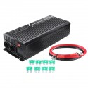 2000W Car Power Inverter DC 12/24V to AC 110/220V Pure Sine Wave Converter with LED Screen