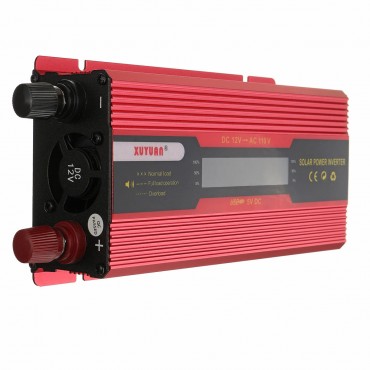 1000W/1500W/2000W Solar Power Inverter DC 12V to AC 110V Car Converter Modified Sine Wave with Digital Display