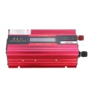 660W Solar Power Inverter DC 12/24V to AC 110/220V Modified Sine Wave Converter with LCD Screen for Car Home