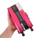 660W Solar Power Inverter DC 12/24V to AC 110/220V Modified Sine Wave Converter with LCD Screen for Car Home